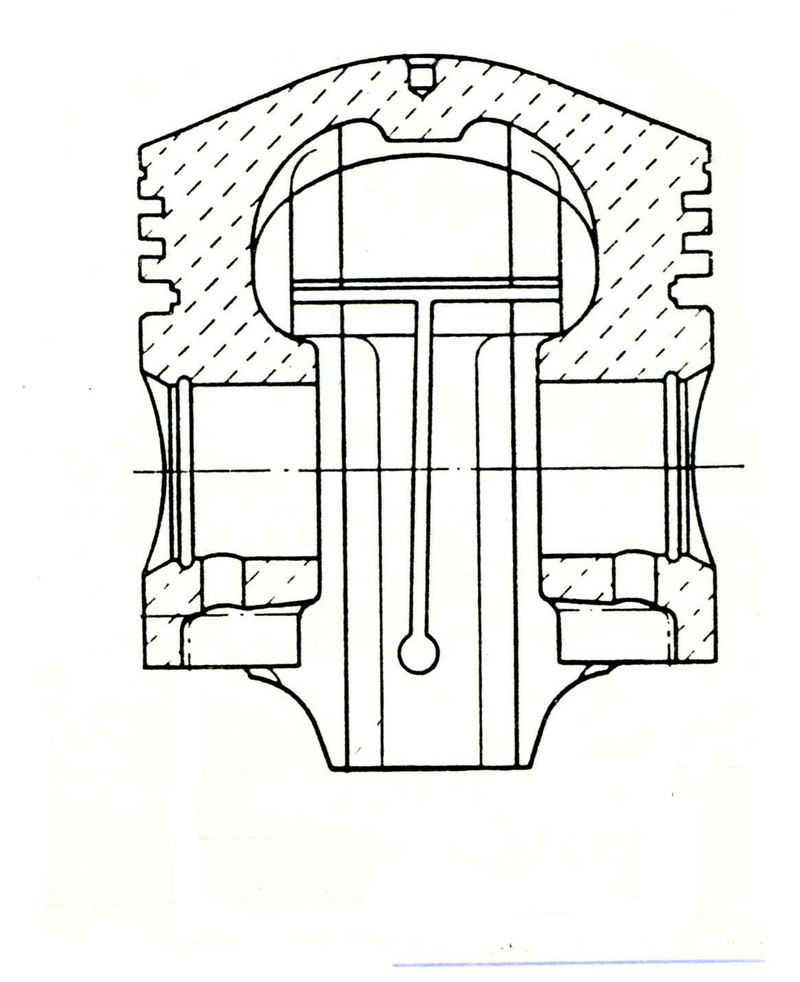 Una soluzione che ha avuto una apprezzabile utilizzazione in passato prevedeva la realizzazione di un &ldquo;intaglio termico&rdquo; nel mantello del pistone
