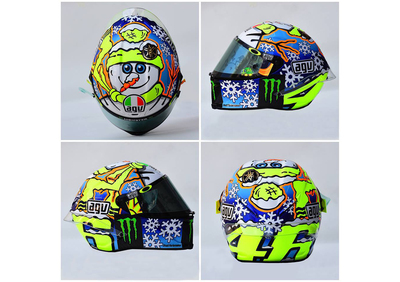 MotoGP. Il casco #SepangTest di Valentino Rossi