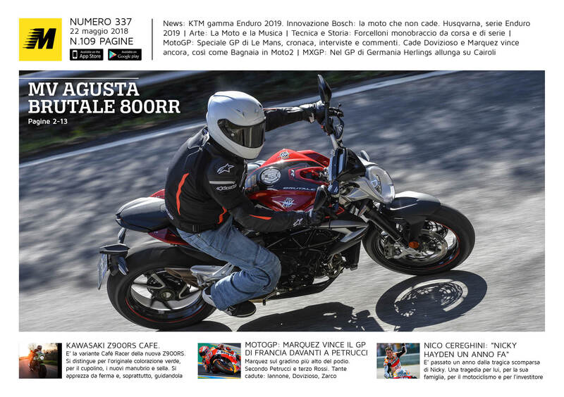 Magazine n&deg; 337, scarica e leggi il meglio di Moto.it 