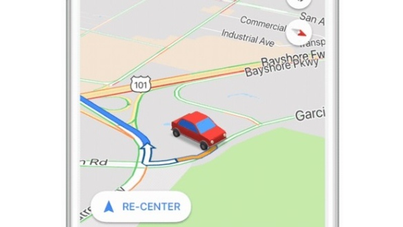 Google Maps, come attivare l&#039;indicatore auto 3D sul navigatore