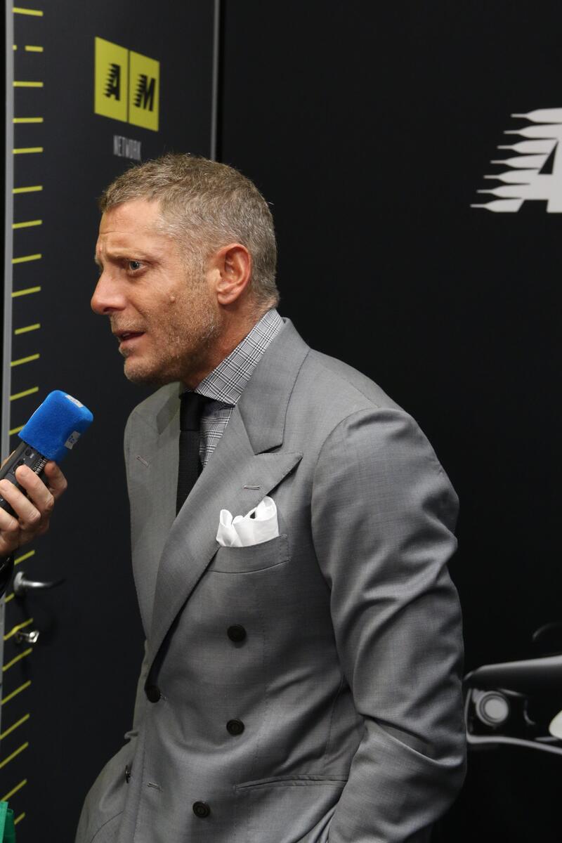 Lapo Elkann allo stand di Automoto.it durante l&#039;Automotive Dealer Day di Verona 2018