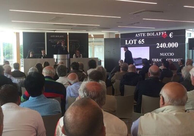 Asta Bolaffi &quot;Auto e Moto classiche&quot;, buona la prima con 1,6 milioni di euro di realizzo