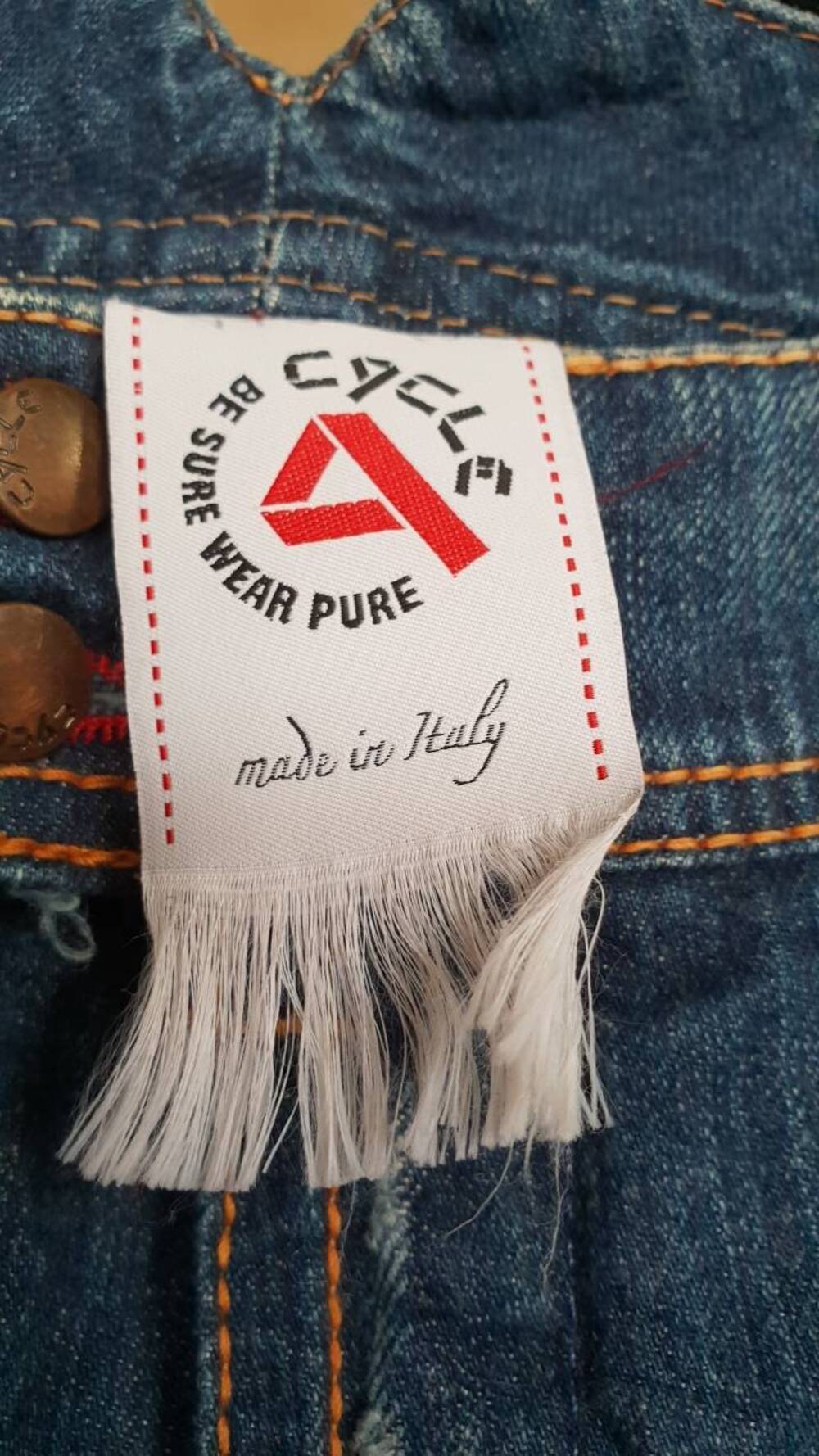 Jeans Donna Cycle Blu Tg 30 (3)