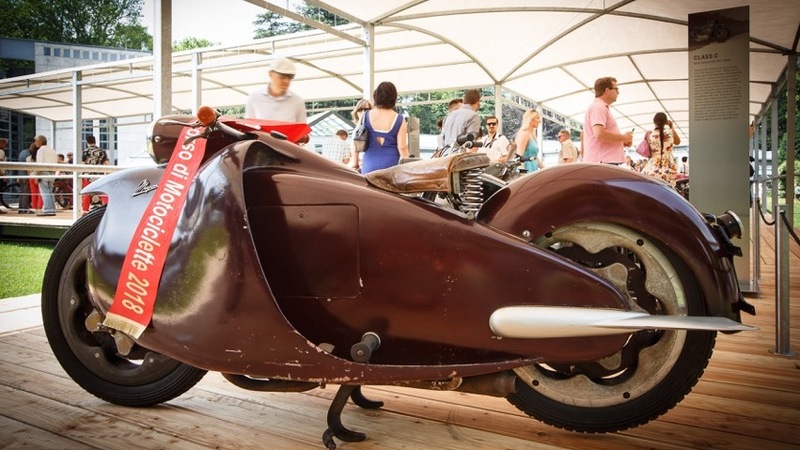 Le moto al Concorso d&#039;Eleganza di Villa d&#039;Este. Premiata la Moto Major