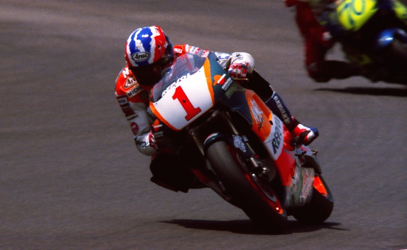 Doohan con la Honda NSR nella seconda met&agrave; degli anni 90