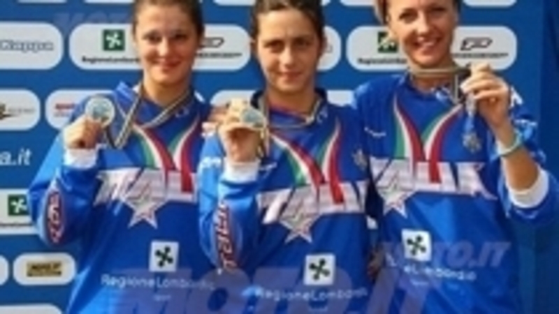 Ottimo sesto posto per le azzurrine del trial