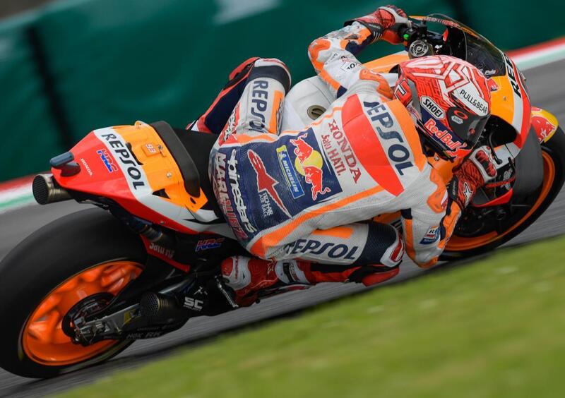 MotoGP 2018. Marquez in testa nelle FP3 al Mugello