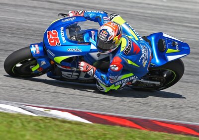 Suzuki: il video dei test di Sepang