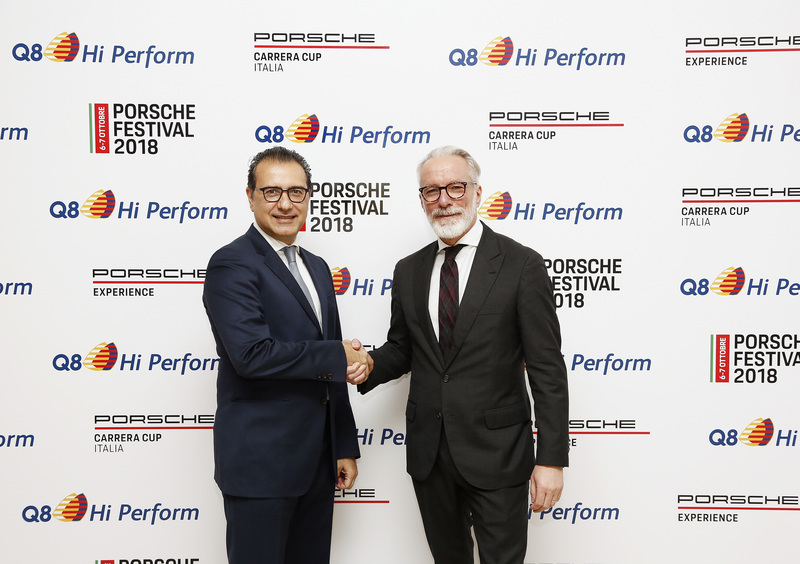 Q8 Hi Perform partner ufficiale di Porsche Italia per il 2018
