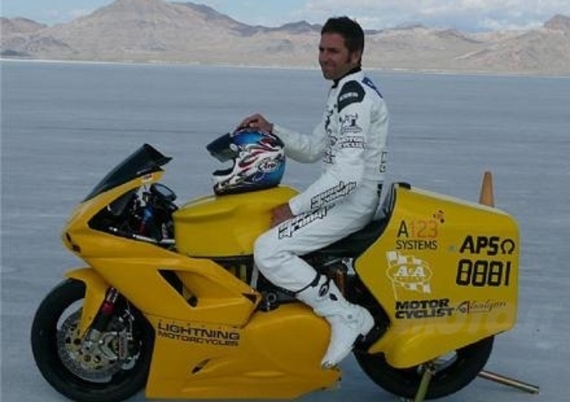 Record &quot;elettrico&quot; a Bonneville 