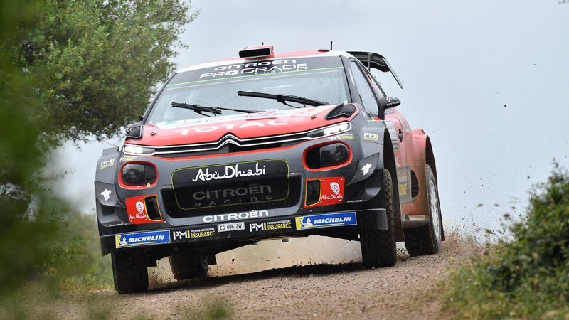 WRC 2018/Citroen. Italia Sardegna Finale. Ostberg 5&deg;, Breen 6&deg;