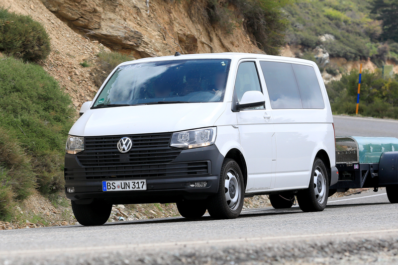 Volkswagen T7: ecco i muletti in strada