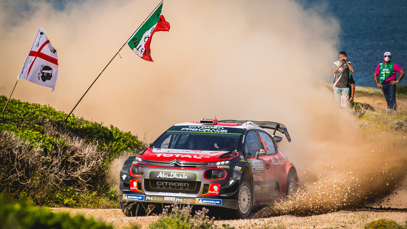 WRC18 Italia Sardegna. Citroen Racing Area 51