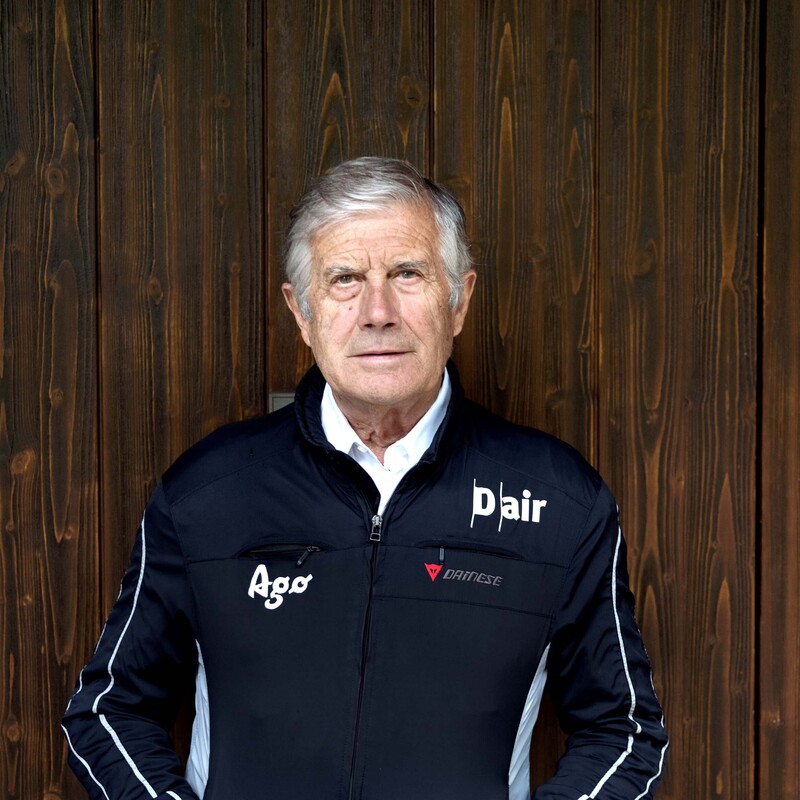 Ritratto di Giacomo Agostini, da sempre legato a Dainese (Photo by Gabriele Micalizzi)