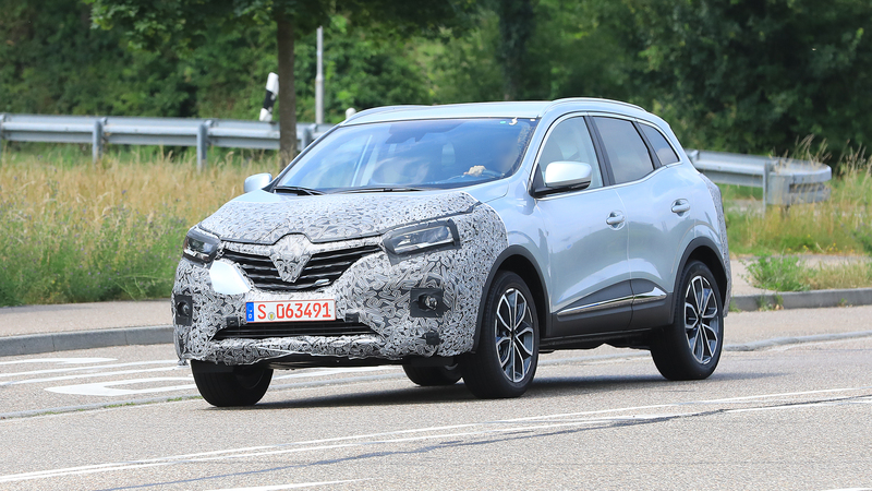 Renault Kadjar restyling, le foto spia 