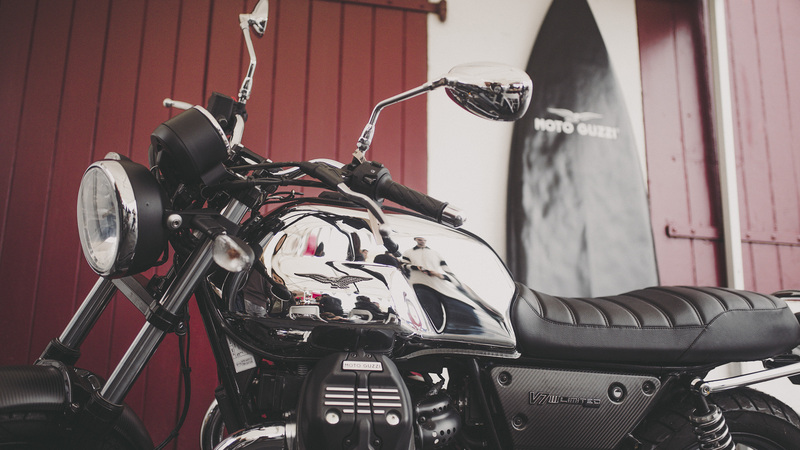 Moto Guzzi V7 III Limited, debutto a Wheels &amp; Waves