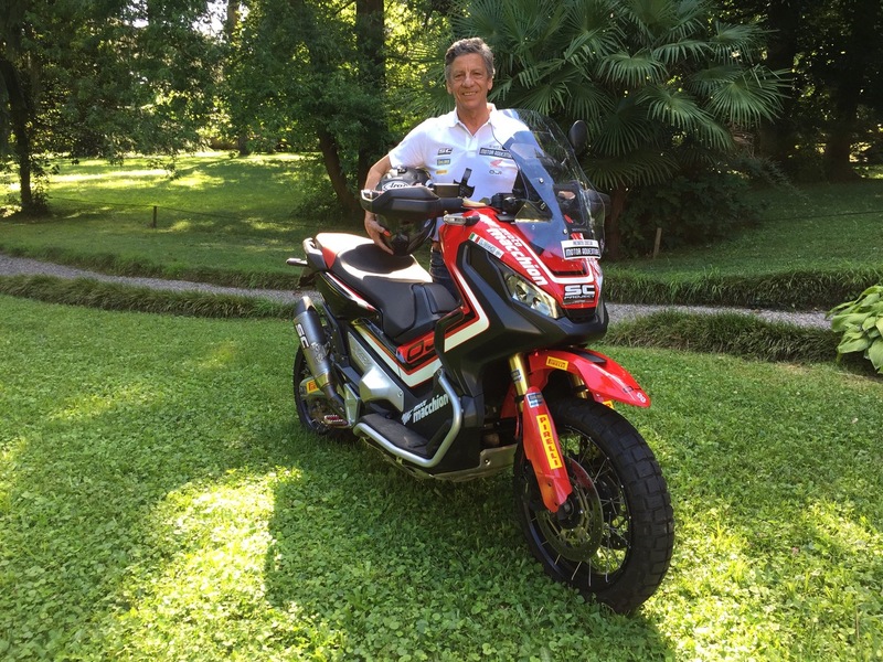 Renato Zocchi e la X-ADV con cui parteciper&agrave;