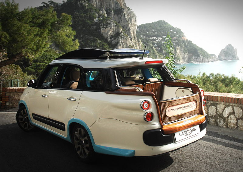 Fiat 500L Living Tiberio, il nuovo taxi di Capri lo firma Castagna