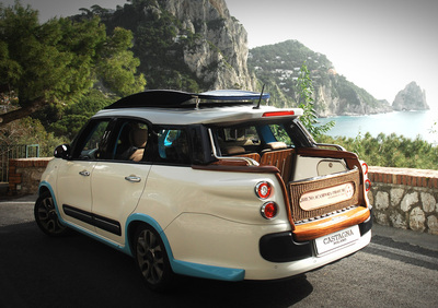 Fiat 500L Living Tiberio, il nuovo taxi di Capri lo firma Castagna