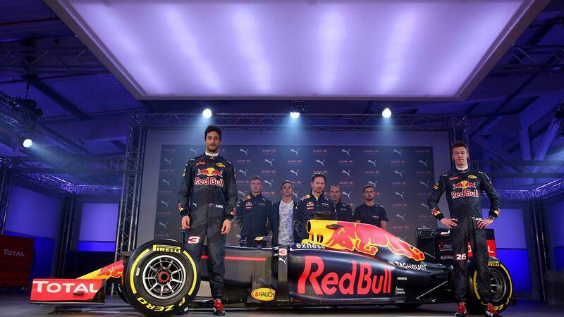 F1 2016, svelata la livrea della Red Bull