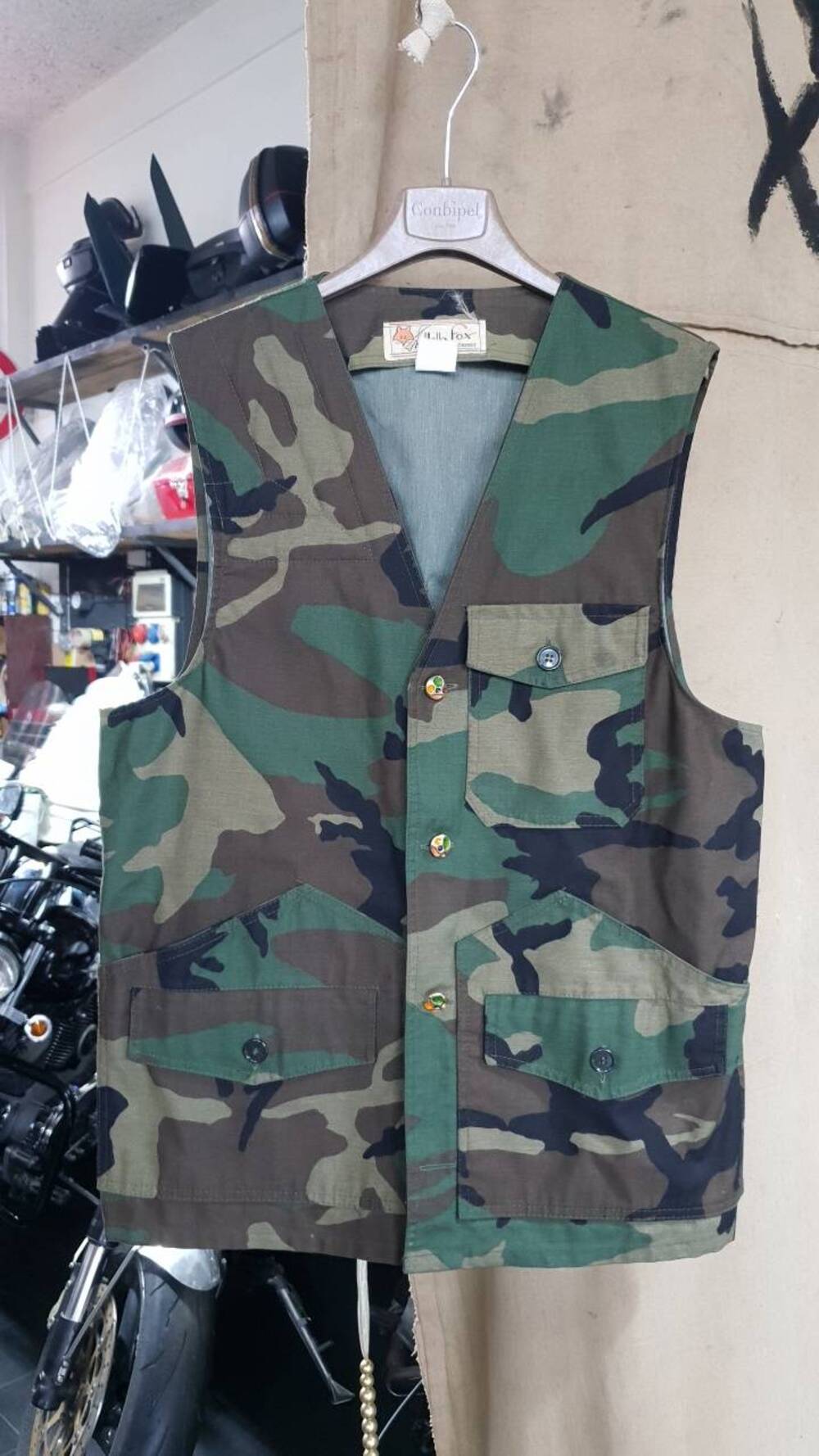 Gilet Camouflage Hello Fox Tg 50