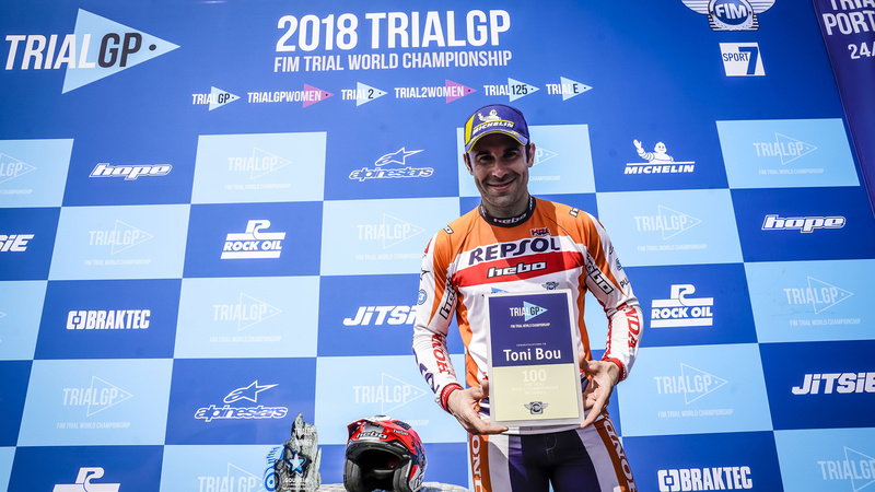 Trial Mondiale in Portogallo. Toni Bou sale a quota 100!