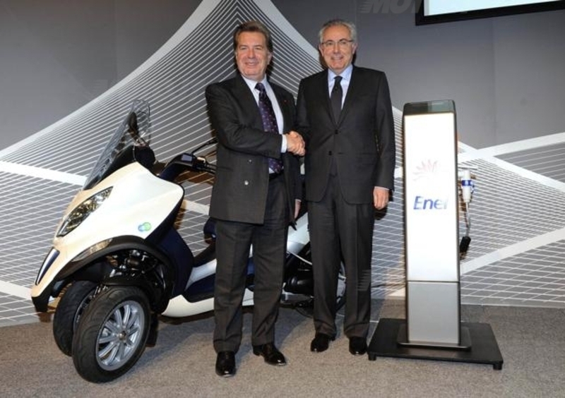 Enel e Piaggio insieme per l&#039;elettrico