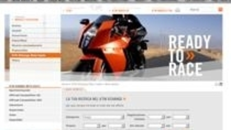 Le KTM usate a portata di mouse