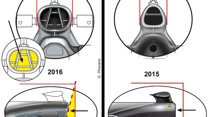 F1 2016, le novit&agrave; tecniche della Mercedes W07 Hybrid