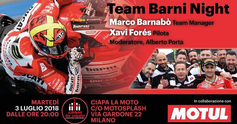 Ciapa la Moto: Serata WorldSBK con Barnab&ograve; e Xavi For&eacute;s