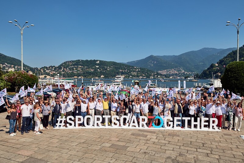 Sportscartogether a Como, per la terza tappa del tour che festeggia i 70 anni Porsche