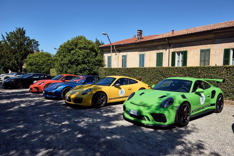 Le 911 ferme a Villa Panza: pezzi rari a quattro ruote in mezzo all&#039;arte