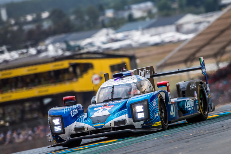 Il prototipo della Cetilar Villorba Corse in azione a Le Mans