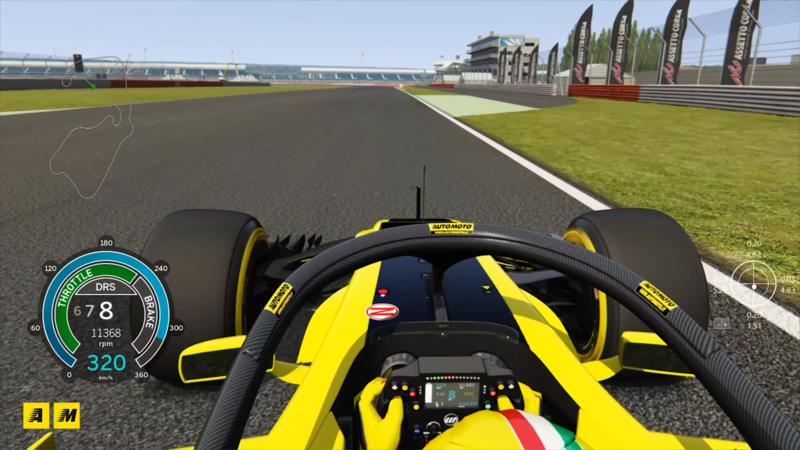 F1, GP Gran Bretagna 2018: un giro a Silverstone sul simulatore Assetto Corsa [Video]