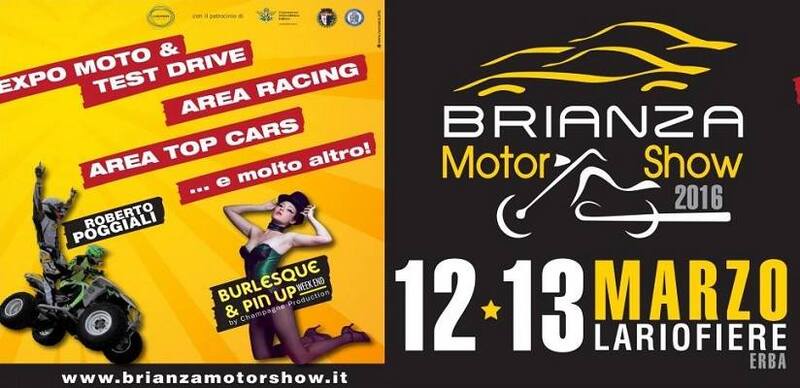 Brianza MotorShow 2016: a Lariofiere sabato 12 e domenica 13 marzo