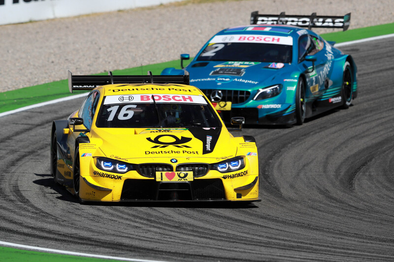 L&#039;azione in pista ad Hockenheim