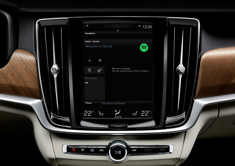 Con Volvo Spotify &egrave; di serie