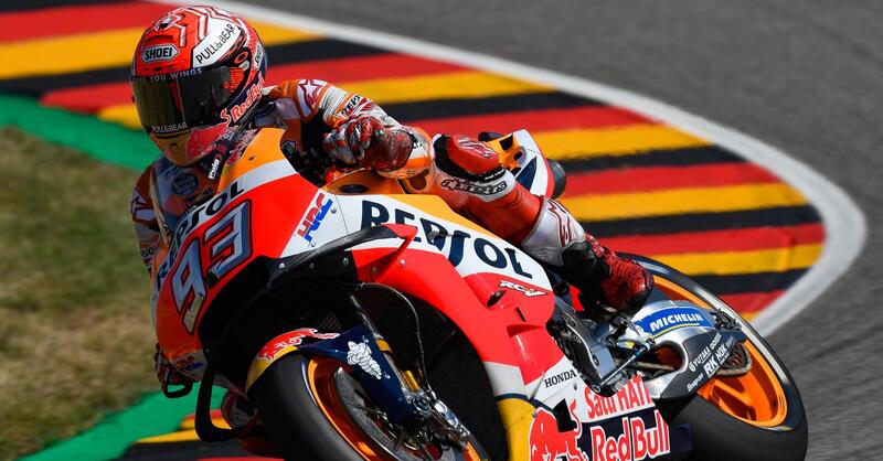 MotoGP 2018. M&aacute;rquez vince il GP di Germania