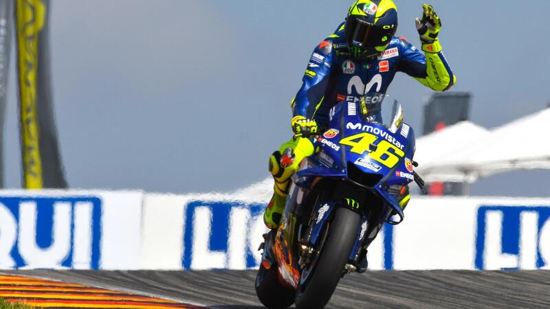 MotoGP 2018. Rossi: &quot;Ho fatto 30 giri da dio&quot;