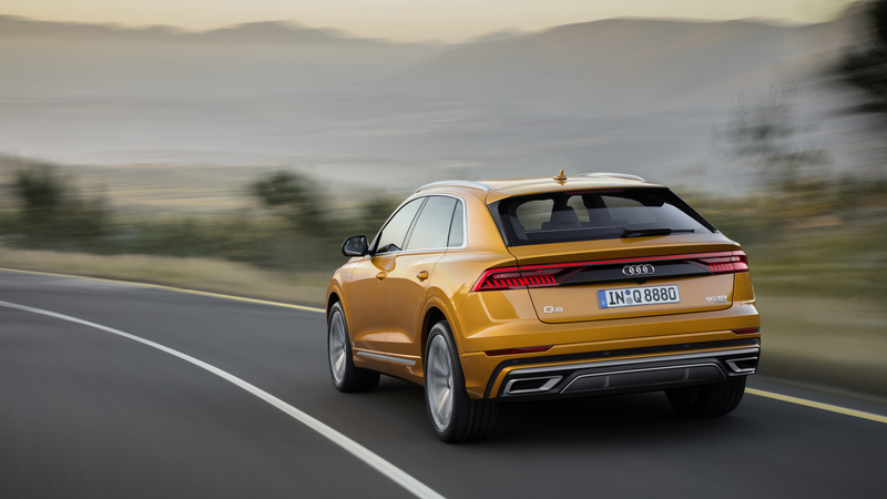 Il posteriore della nuova Audi Q8