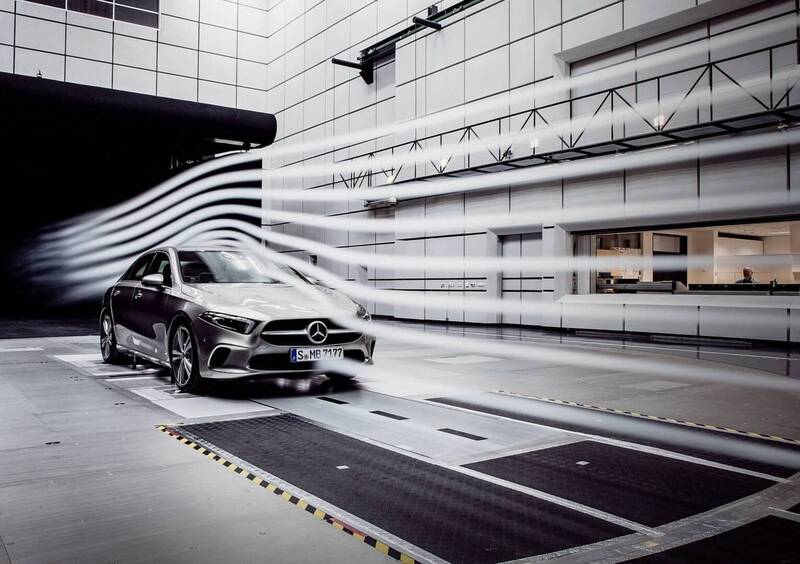 Mercedes Classe A sedan. La pi&ugrave; aerodinamica di serie 