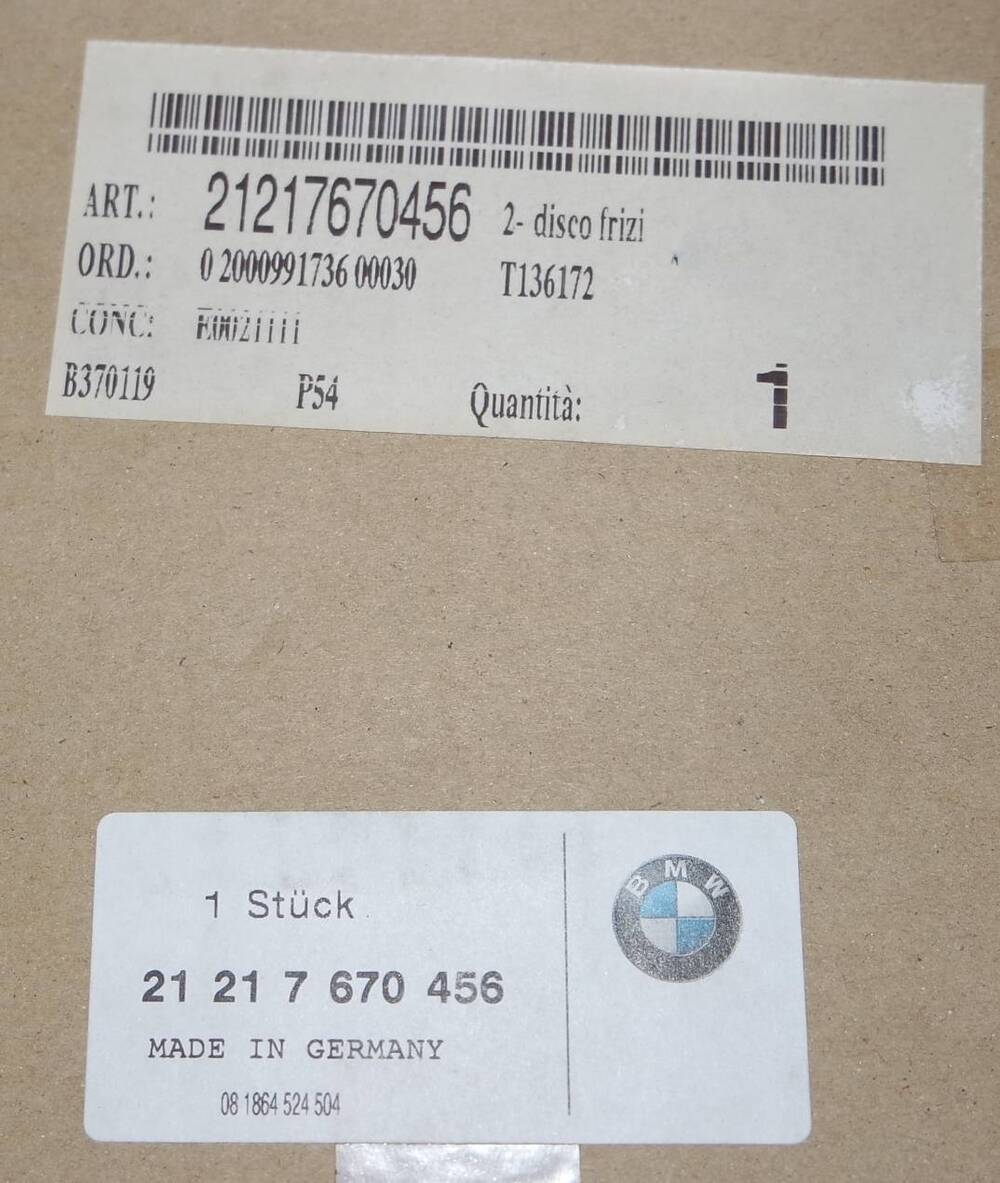 Disco Frizione R80 BMW (2)