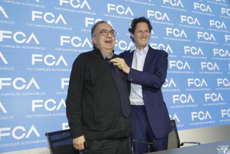 Sergio Marchionne e John Elkann