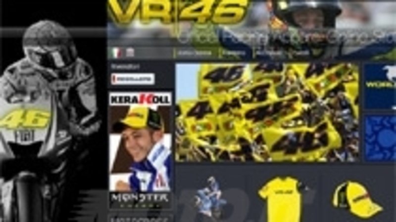 Nasce VR46.it, sito ufficiale di merchandising del Dottore