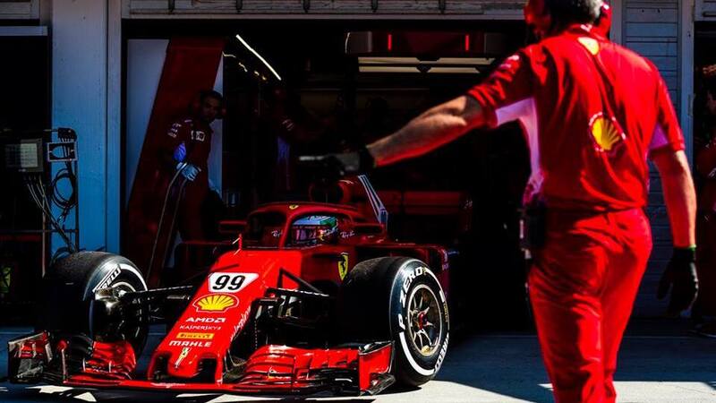 F1 2018, test Ungheria, Day 1: Giovinazzi al top