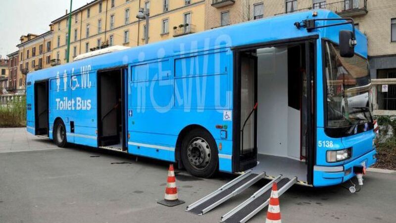 Milano, arriva il primo Toilet Bus d&#039;Europa