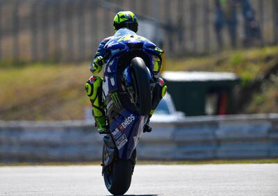 MotoGP 2018. Gp Brno, Rossi: Cala troppo la gomma posteriore