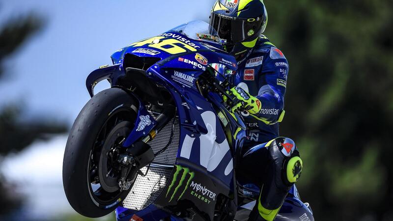 MotoGP 2018. Rossi: &quot;Vado costantemente...piano&quot;