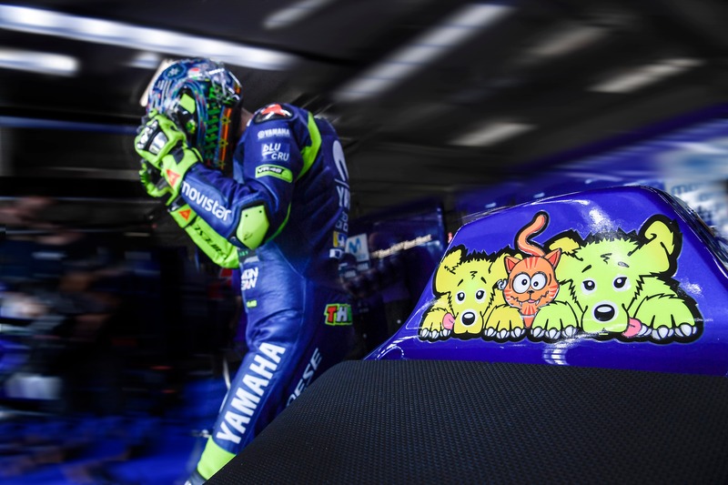 Rossi: determinatissimo nel lavoro ai box ancor prima che in pista