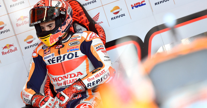 MotoGP 2018. GP d&#039;Austria, FP2: Marquez &egrave; pi&ugrave; forte della pioggia